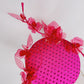Rambling Roses - Fuchsia Curystoform rose and embellished Percher