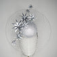 Interstellar- Silver veiled percher with starbursts