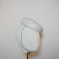 Glitz and Glam Extra - white leather with full clear crystal embellishment
