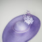 Butterfly Dream - Convertible upturned garden party style brim with removable headband