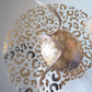 Walk on the wild side - Crystoform brim with gold leopard print and peekaboo