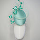 Mint Mirage - Mint green percher with jade blossoms and mint crinoline swirl