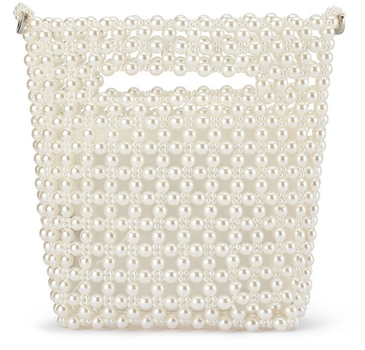 TILDA BEADED GRAB BAG - Pearl