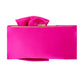 CHLOE TIE FRONT CLUTCH - Fuchsia