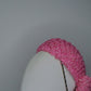 Pink Perfection - Candy pink rear-facing Jackie O style pillbox