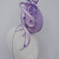 Wispering Wisteria - Lilac parasisal percher with sculpted parissisal swirl and creeping wisteria vines crafted from crystoform