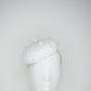 Pearly Girl - Large leather button base with pearl detail