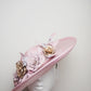 Gentle like a Breeze - Baby Pink Upturned Brim