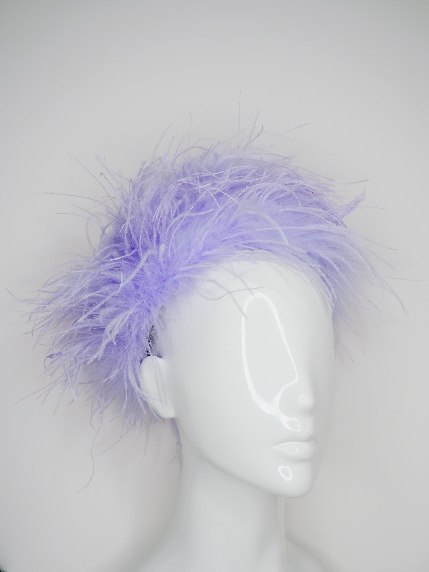 Winter Whisper- Wisteria - Jackie O style pillbox with open top.