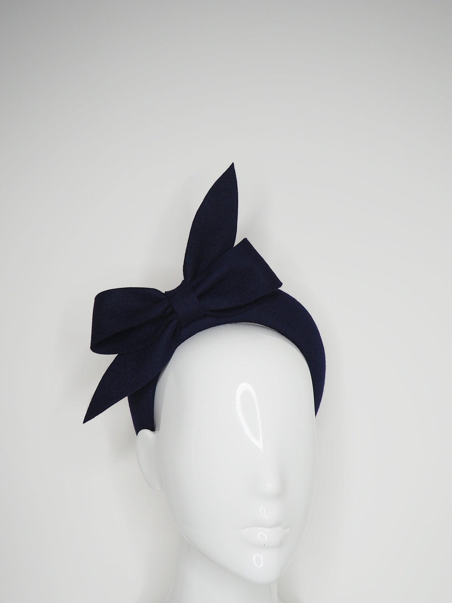 May - Navy 3D felt headband