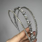 Triple treat - Silver Diamonte