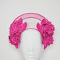 Perfectly pink- Hydrangea wired Halo headpiece