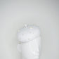 Pearly Girl - Large leather button base with pearl detail