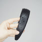 Zoe Sparkle - Leather padded headband with veil and Crystal Detail - Black