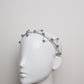 Olivia  - Silver Beaded Headband
