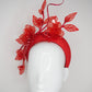 Roses are Red - Red 3d headband with translucent rose vine