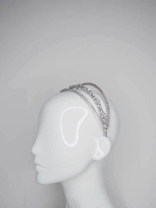 Triple treat - Silver Diamonte