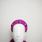 Magenta Madness - Magenta Padded Headband with Ties