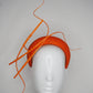 Orange Sizzle - Orange 3d Tinalak Headband with floating quills