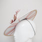 Candy Stripe - Candy pink and white broad brimmed hat
