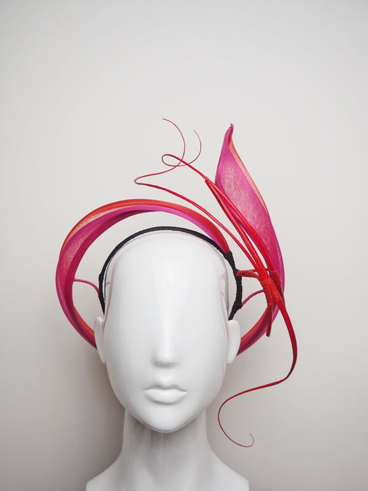 I See You - Red and Pink Crinoline Swirl