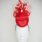 Fluttering flame - Metallic Butterfly percher with crinoline swirl and veil detail