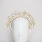 Sarah - bead and wire halo
