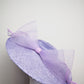Lilac lady - Lilac Knotted Sloped Boater