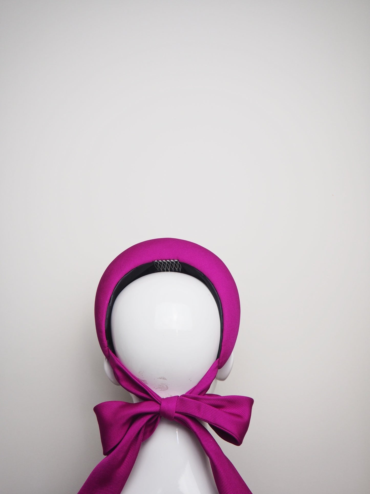 Magenta Madness - Magenta Padded Headband with Ties