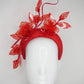 Roses are Red - Red 3d headband with translucent rose vine