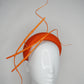 Orange Sizzle - Orange 3d Tinalak Headband with floating quills