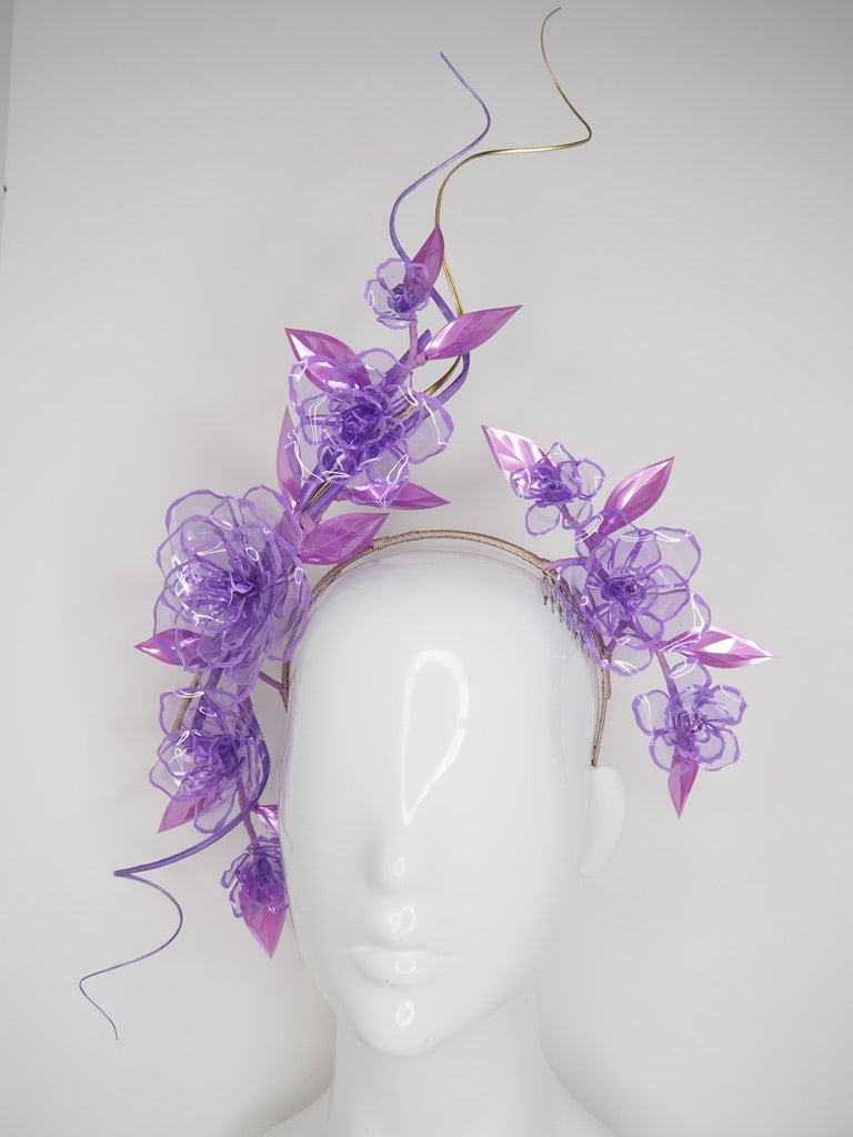 Dream Garden - Transparent lilac Flower vine with quills