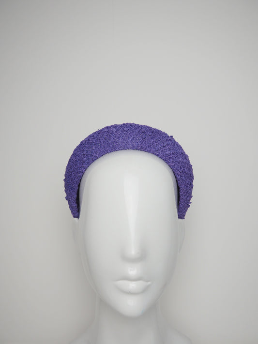 Mia -  Italian boucle tweed -  Ultra Violet