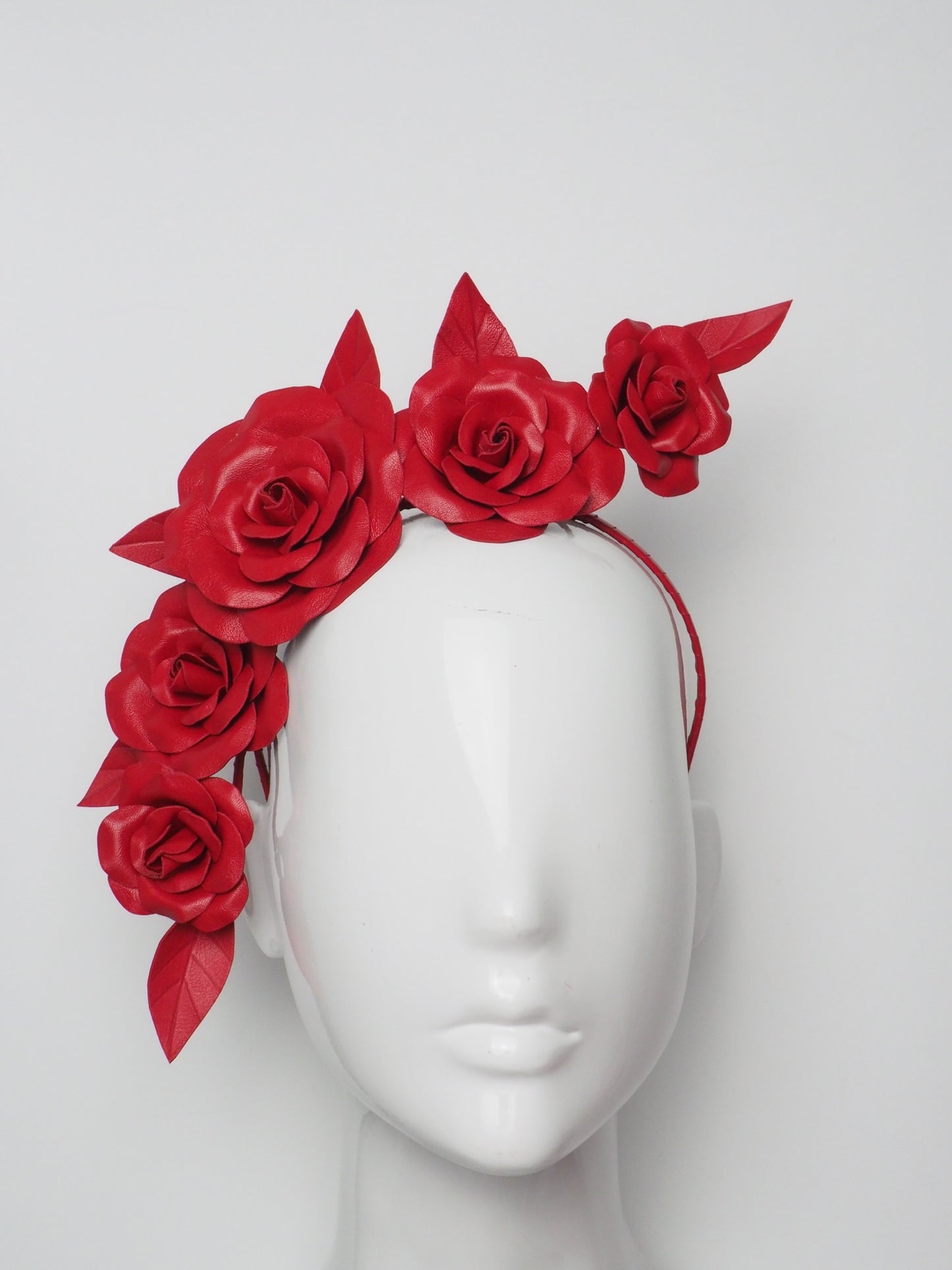 Camellia - Leather Camellia headband - Assorted colours