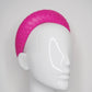 Mia -Woven Leather 3d Halo - Hot pink