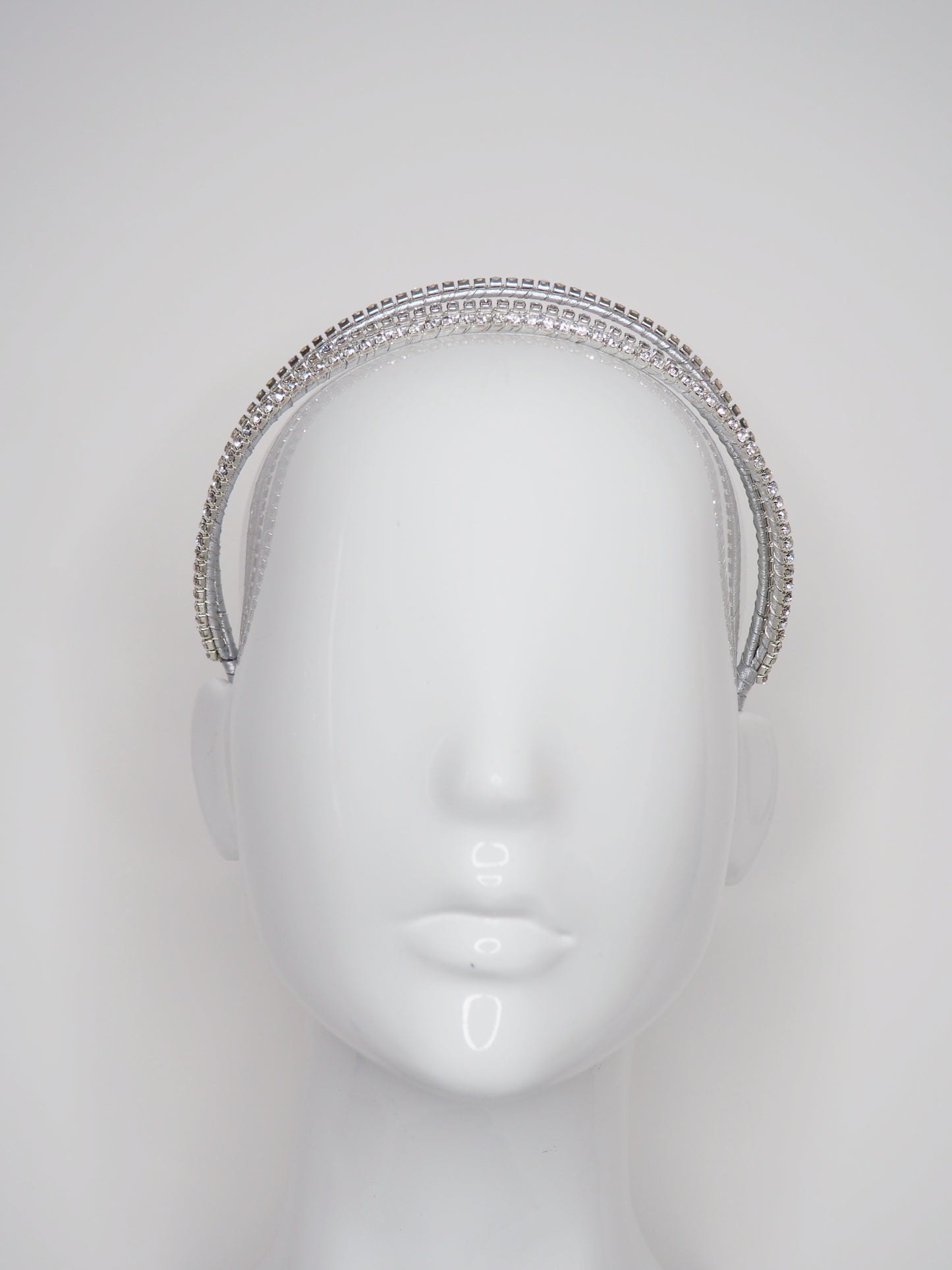 Triple Treat — Silver Diamanté jewelled headband