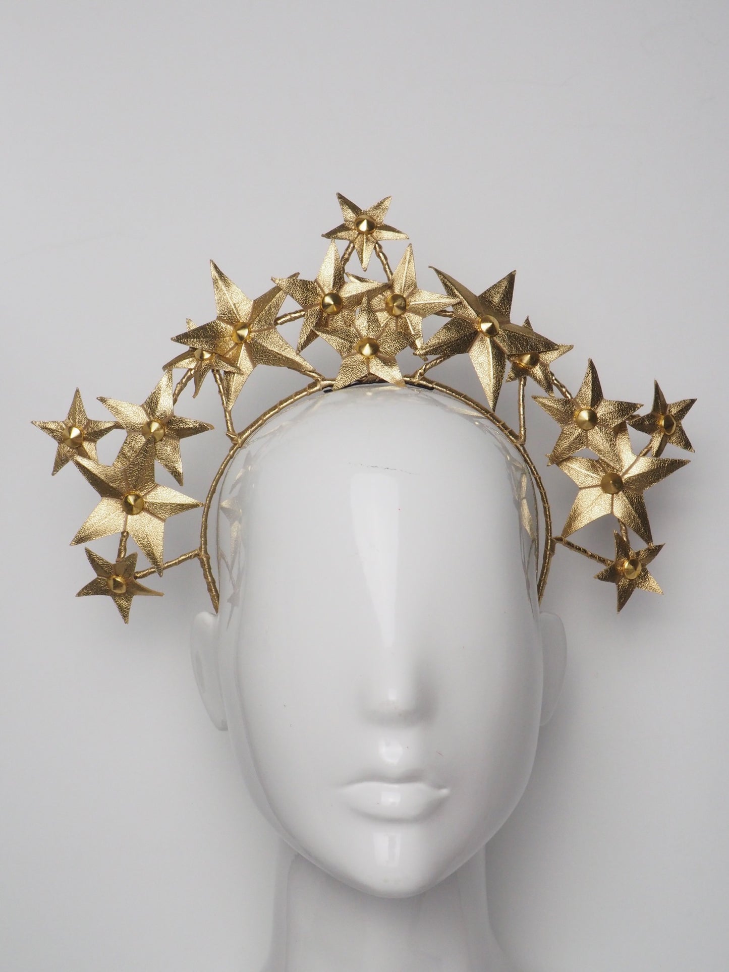 Star Spangled - Leather star and stud headband - Assorted colours