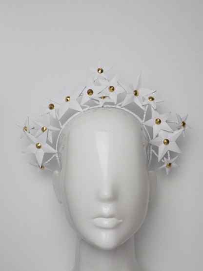 Star Spangled - Leather star and stud headband - Assorted colours
