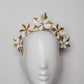 Hera - Leather flower headband - Assorted colours.