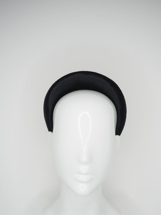 Mia - Black Hair On Hide 3D headband