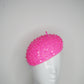 Fluro Flower Power - Sequin blossom embellished beret headpiece