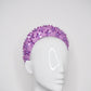 Mia - Lavender purple 3d headband with sequin detail