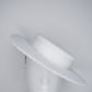 Winx - White Italian Boucle tweed leather with white leather underside