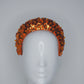Shimmer and Shine - Mia sequinned headband - Orange straw