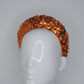 Shimmer and Shine - Mia sequinned headband - Orange straw