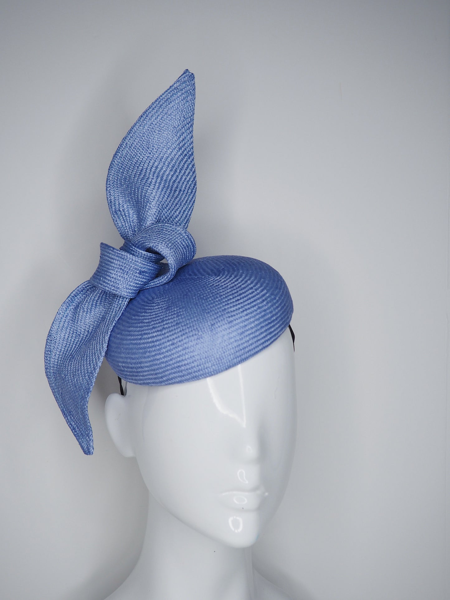 Bluebird - Powder blue parisisal with sculpted wire knot