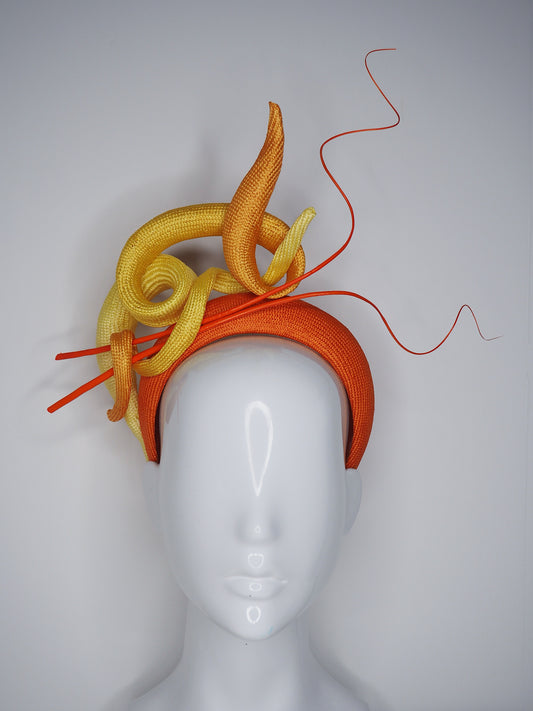 Sunset Swirl - Ombre 3D parissisal swirl headband