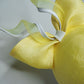 Lemony Snickett - Yellow  face hugger beret with bow & crinoline details