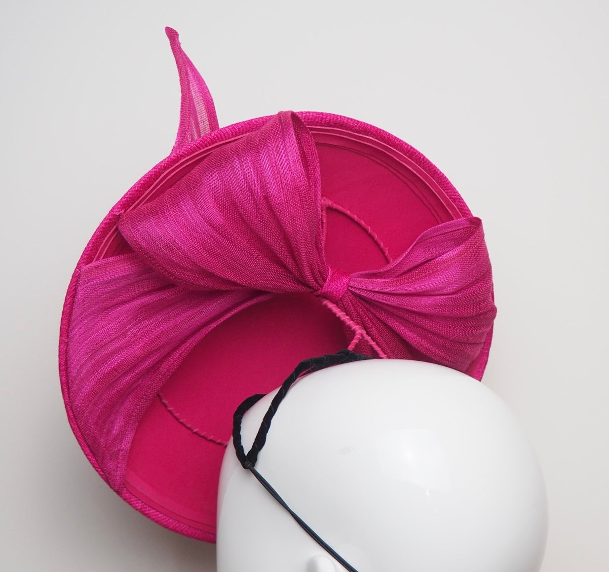 Tied in a Bow - Hot Pink Tinalak Percher with Bow