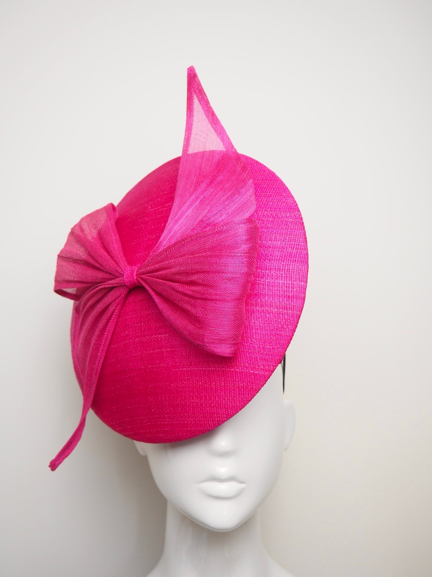 Tied in a Bow - Hot Pink Tinalak Percher with Bow